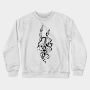 deer skull Crewneck Sweatshirt